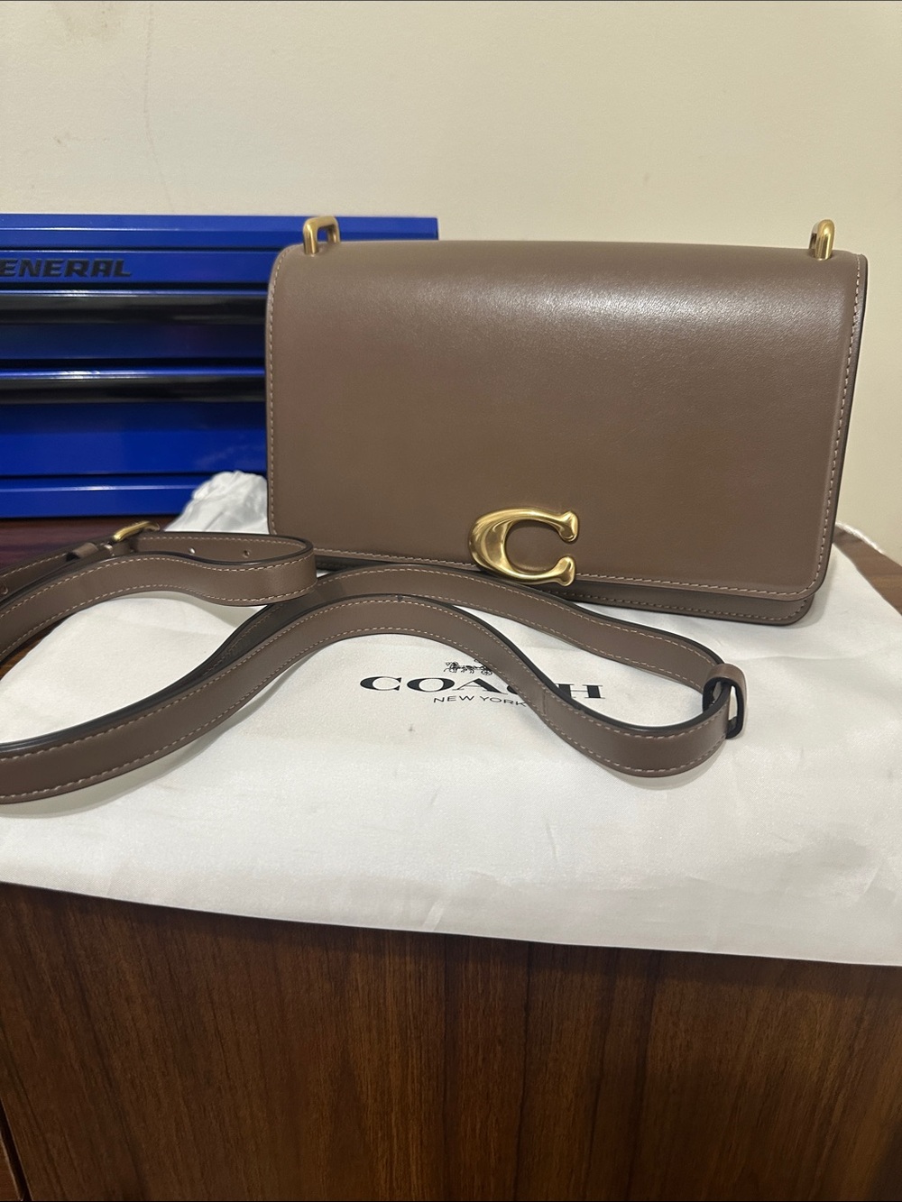 Coach bandit Crossbody Bag with Gold 'C' Hardware 🔥👛👜